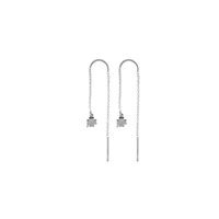 Boucles d'oreilles Rue des Mille Femme I Sogni Son Desideri in Argent OR-002 CAT QUAD RH - OR-002 CAT QUAD RH